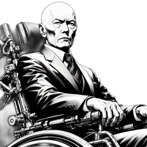 comic book art, concept art, cartoon, cyberpunk transparent PNG cut-out