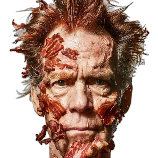 face, hair, mask, creature transparent PNG cut-out