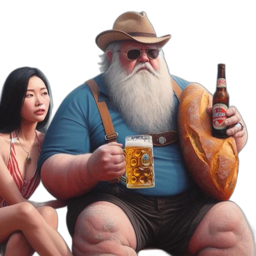 bottle, food, hat, concept art transparent PNG cut-out