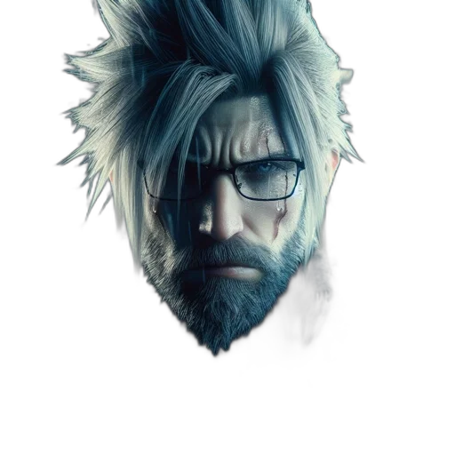 face, mask, hair, dragon transparent PNG cut-out