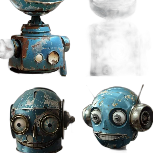 robot, mask, staff, concept art transparent PNG cut-out