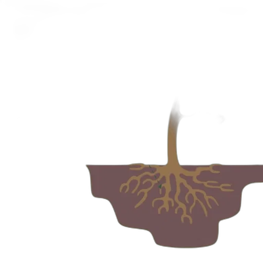 crown, tree, staff, flower transparent PNG cut-out