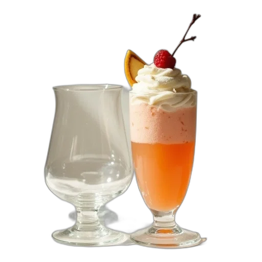 food, two, empty, glasses transparent PNG cut-out