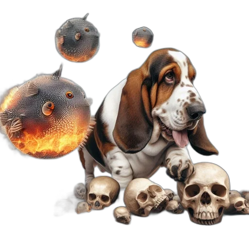 animal, weapon, concept art, photorealistic transparent PNG cut-out