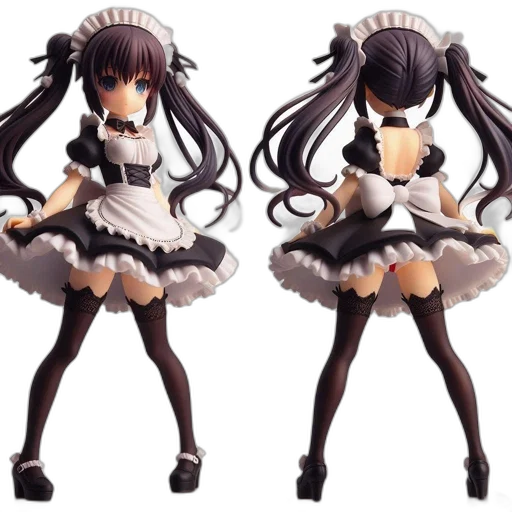 dress, concept art, 3d render, anime transparent PNG cut-out
