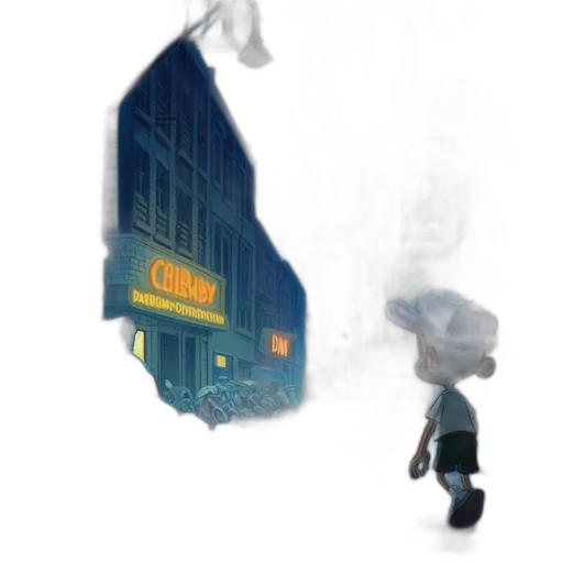 concept art, comic book art, watercolor, 3d render transparent PNG cut-out