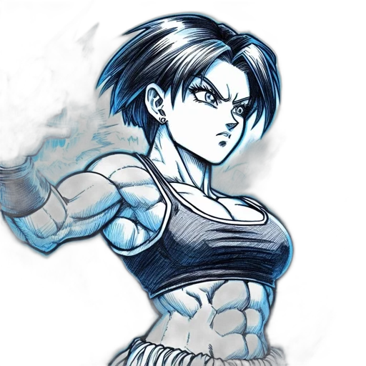 comic book art, concept art, anime, cartoon transparent PNG cut-out
