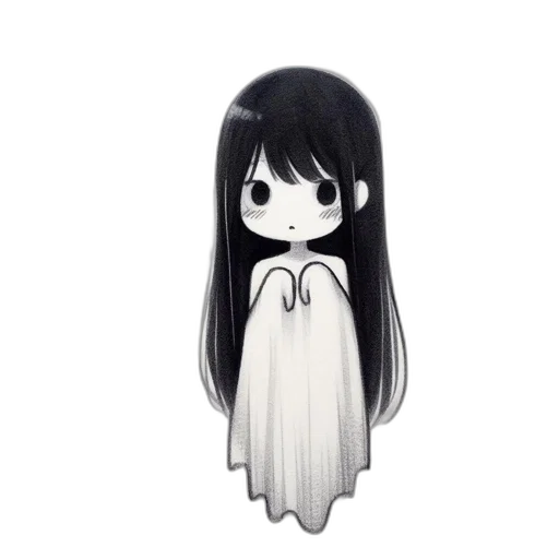 dress, mask, creature, hair transparent PNG cut-out