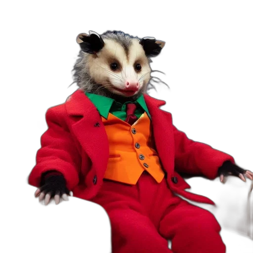 animal, jacket, creature, 3d render transparent PNG cut-out