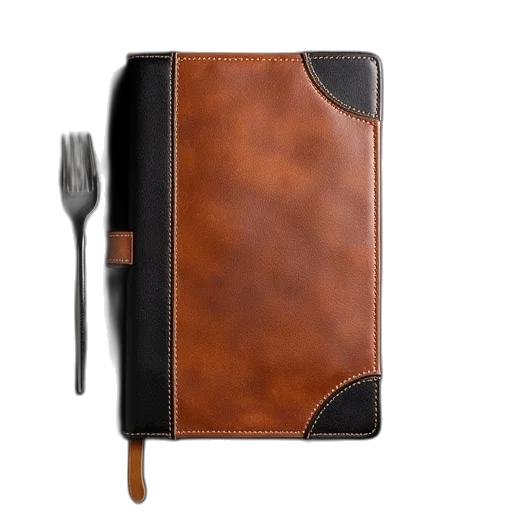 food, premium, menu, book transparent PNG cut-out