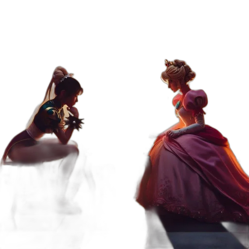 crown, dress, jewelry, concept art transparent PNG cut-out