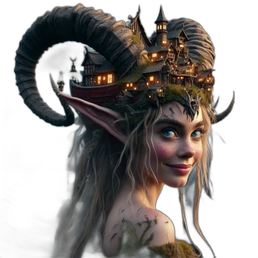 staff, crown, dragon, mask transparent PNG cut-out