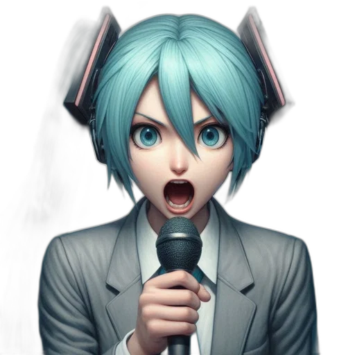 staff, face, robot, creature transparent PNG cut-out