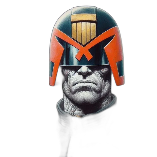 mask, robot, comic book art, concept art transparent PNG cut-out