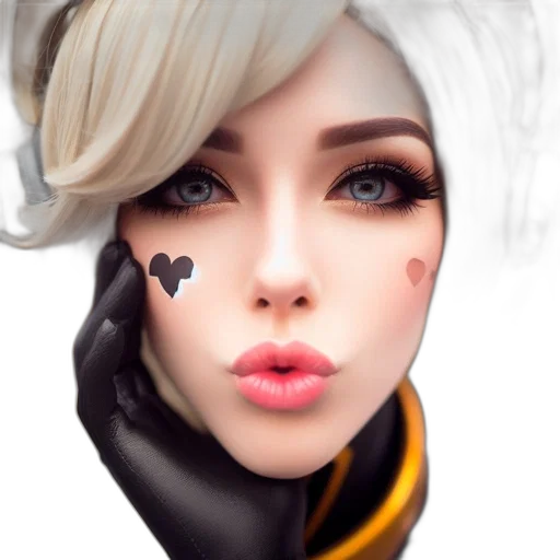 face, mask, robot, fantasy art transparent PNG cut-out