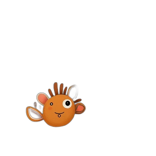 creature, animal, crown, hair transparent PNG cut-out