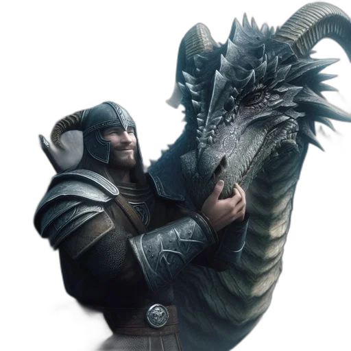 dragon, creature, animal, staff transparent PNG cut-out
