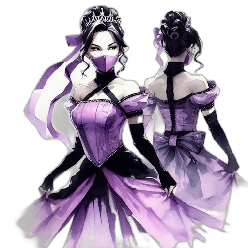 dress, fantasy art, concept art, photorealistic transparent PNG cut-out