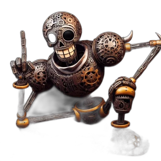 robot, weapon, sword, staff transparent PNG cut-out