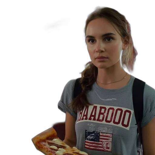 food, young, woman, baaboo transparent PNG cut-out