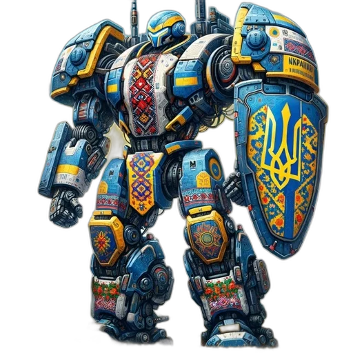 robot, weapon, concept art, fantasy art transparent PNG cut-out