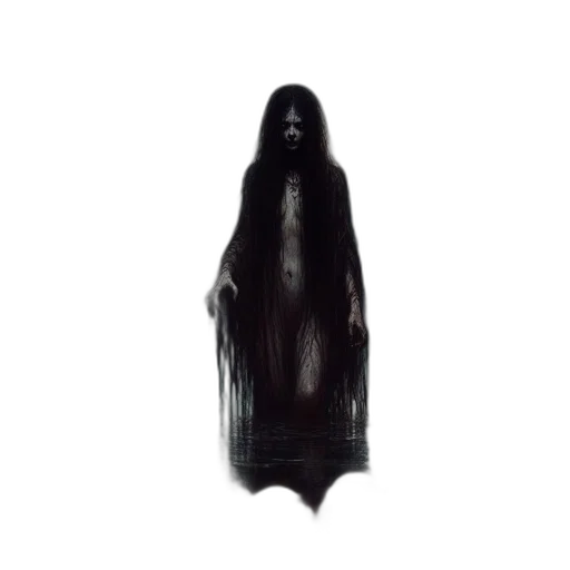 dress, mask, creature, staff transparent PNG cut-out