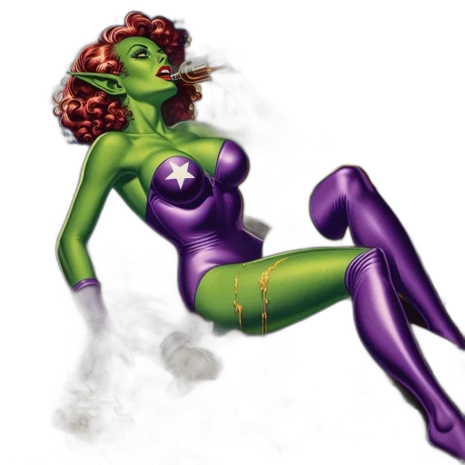 comic book art, concept art, fantasy art, cartoon transparent PNG cut-out