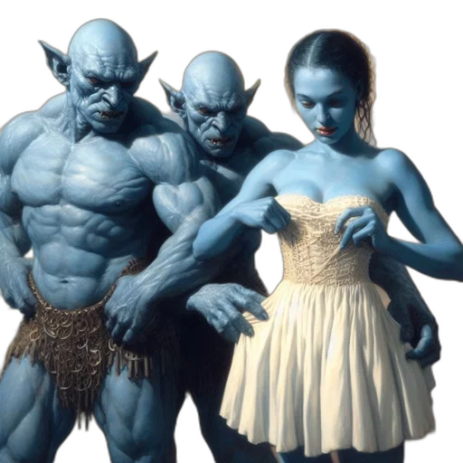 concept art, fantasy art, comic book art, 3d render transparent PNG cut-out