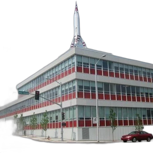 building, 3d render, concept art, photorealistic transparent PNG cut-out