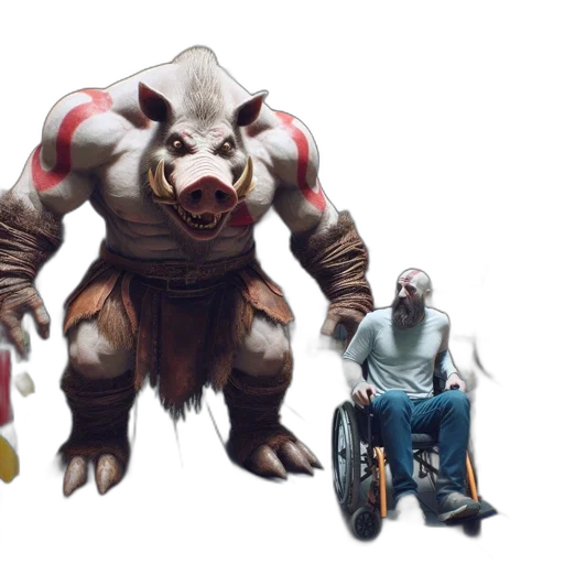 creature, concept art, fantasy art, comic book art transparent PNG cut-out