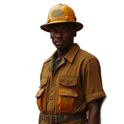 staff, hat, animal, face transparent PNG cut-out