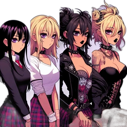 anime, concept art, pixel art, comic book art transparent PNG cut-out