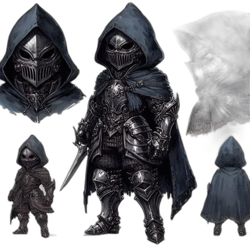 mask, concept art, fantasy art, 3d render transparent PNG cut-out