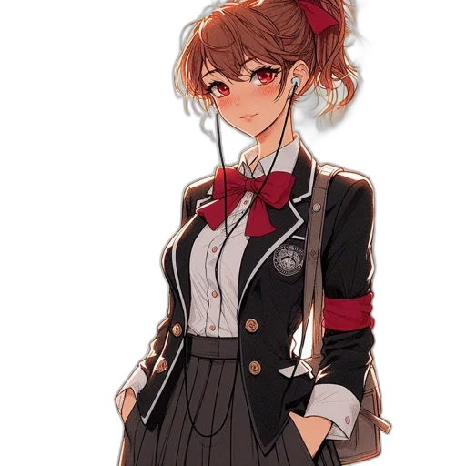 staff, jacket, dress, crown transparent PNG cut-out