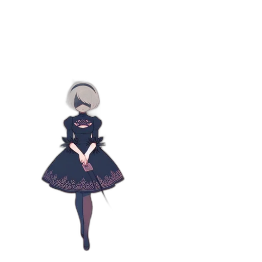 dress, creature, robot, weapon transparent PNG cut-out