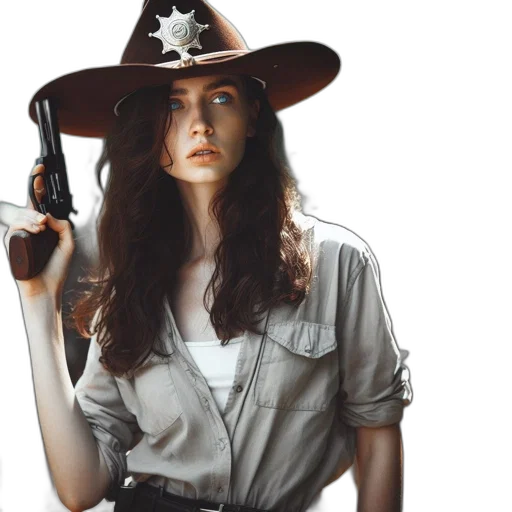 hat, staff, weapon, photorealistic transparent PNG cut-out
