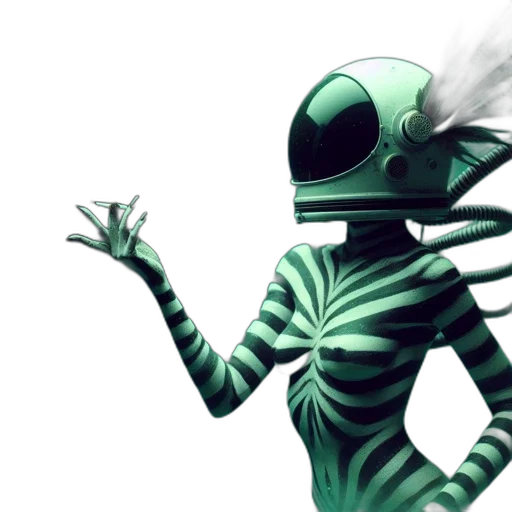 creature, robot, mask, concept art transparent PNG cut-out