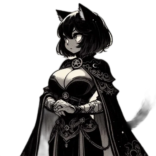 dress, staff, mask, crown transparent PNG cut-out