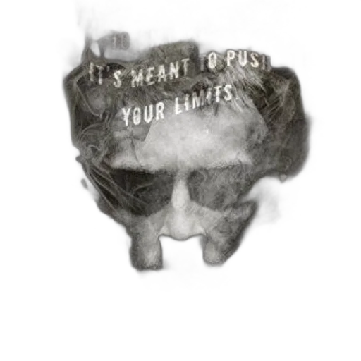 mask, face, hair, jacket transparent PNG cut-out