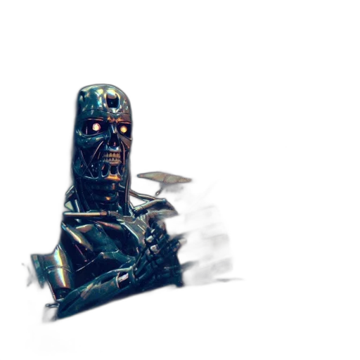 robot, weapon, mask, creature transparent PNG cut-out
