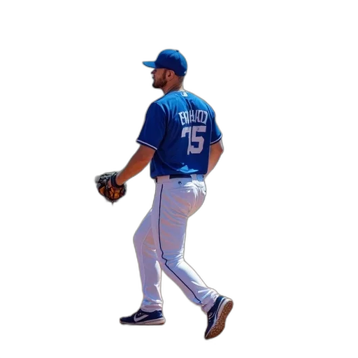 photorealistic, blue, dodgers, workout transparent PNG cut-out