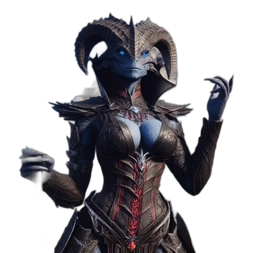 mask, dragon, creature, staff transparent PNG cut-out