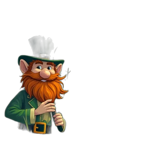 staff, hat, 3d render, concept art transparent PNG cut-out
