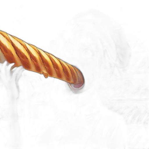 hair, staff, weapon, food transparent PNG cut-out