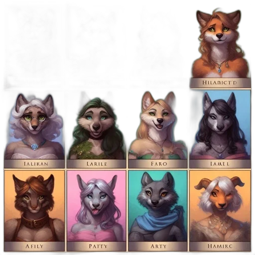 staff, mask, animal, fantasy art transparent PNG cut-out