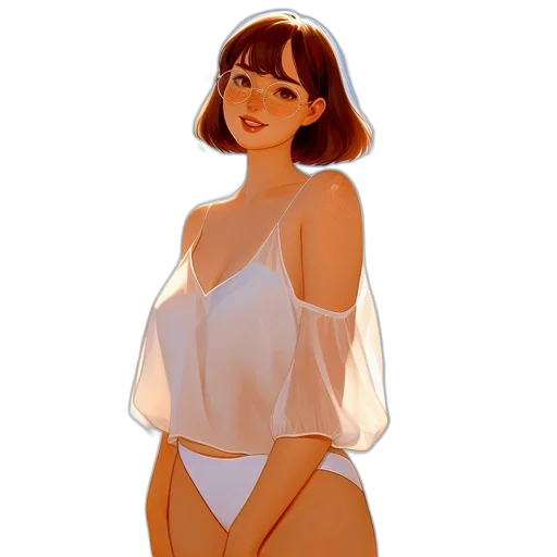 dress, creature, concept art, pixel art transparent PNG cut-out