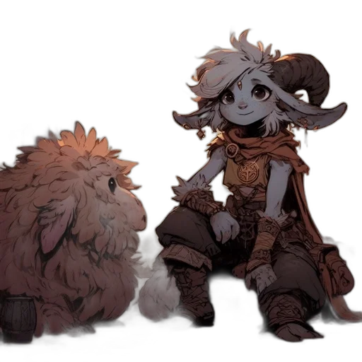 creature, staff, weapon, mask transparent PNG cut-out