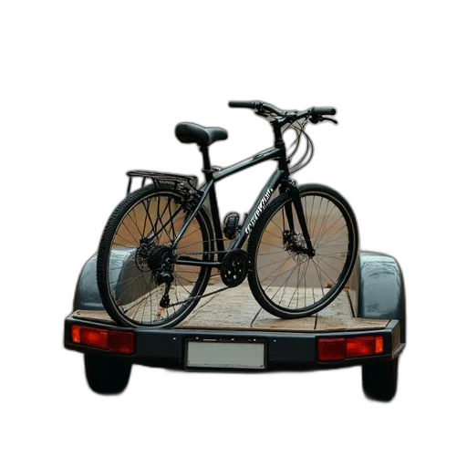 car, 3d render, image, bicycle transparent PNG cut-out