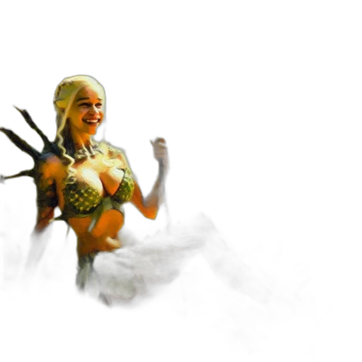 staff, creature, weapon, fantasy art transparent PNG cut-out