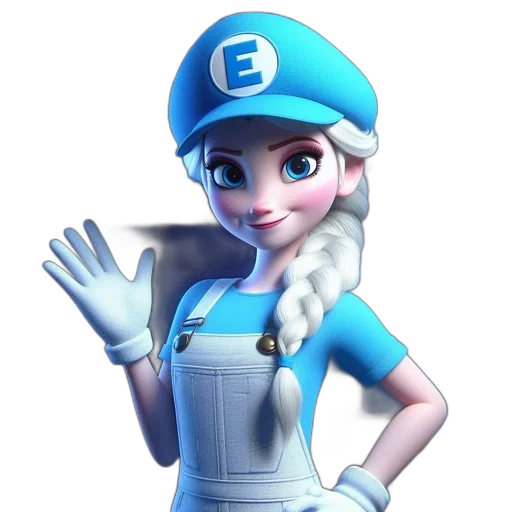 staff, hat, dress, face transparent PNG cut-out